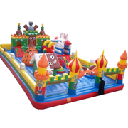 Cheap inflatable fun city amusement park